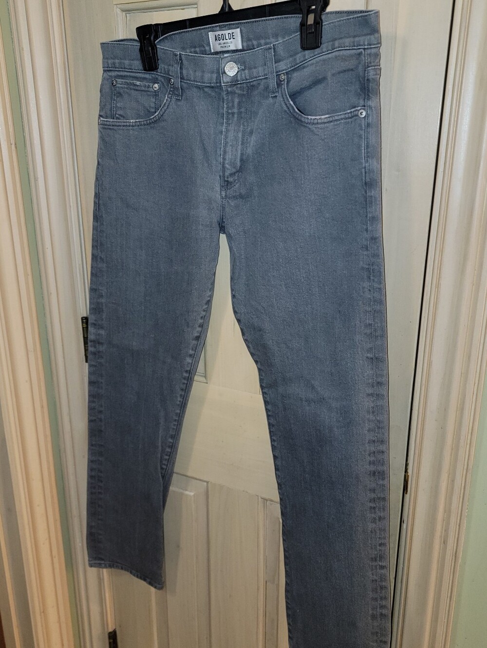 Mens Sz 34 Agolde Gray Jeans